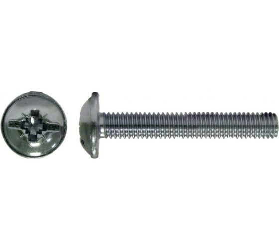 Винт STARFIX М8х40 мм для мебельной фурнитуры, цинк DIN 967 100 шт в карт. уп. SMC3-70901-100 1