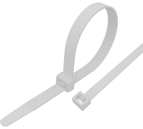 Стяжка кабельная PROCONNECT нейлоновая 500x7,6мм, белая, 100шт. 57-0502 1