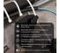 Стяжка кабельная PROCONNECT нейлоновая 500x7,6мм, белая, 100шт. 57-0502 3