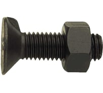 Болт ЦКИ Глобал мебельный DIN 604, м16x50, с гайкой, 4.6, б/п, 5 шт. 22672