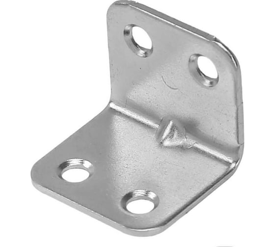 Уголок мебельный Крепстор 26х26х30 цинк, 25 шт. 4665317046668