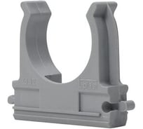 Клипса для труб Крепстор серая 12мм пакет 100 шт. 4665317008703