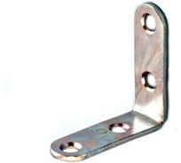 Мебельный уголок ЦКИ Глобал 35х35х12х2, 4 отверстия, скругленный, Ц, уп. 150 шт. 65317