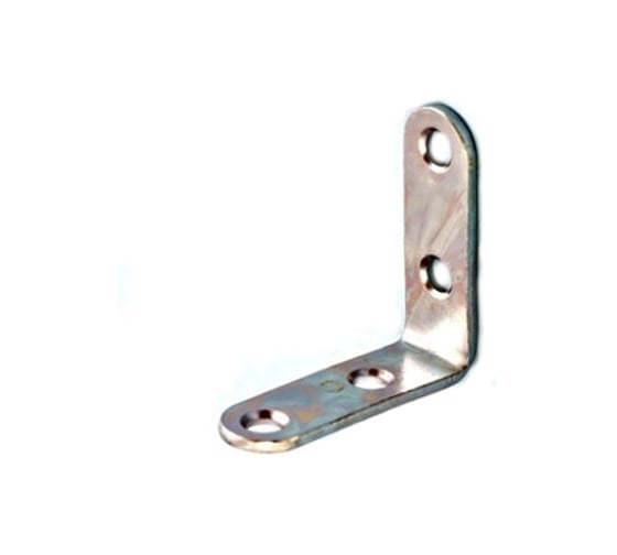 Мебельный уголок ЦКИ Глобал 35х35х12х2, 4 отверстия, скругленный, Ц, уп. 150 шт. 65317