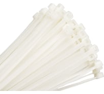 Кабельная стяжка ЦКИ Глобал белая, 200х3.6 полиамид, уп. 100 шт. 62199