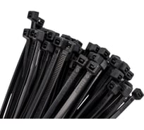 Кабельная стяжка ЦКИ Глобал черная, 140х3.6 полиамид, уп. 100 шт. 62206