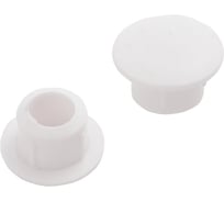 Заглушка ЦКИ Глобал D8, белая, уп. 1000 шт. 64261