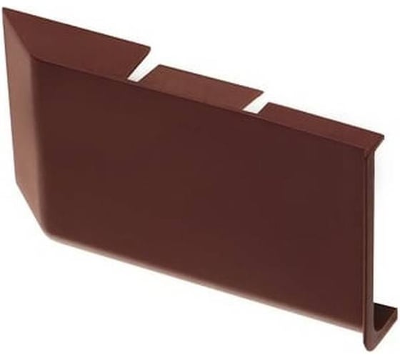 Заглушка для навеса Hafele левая,коричневая RAL8016 (290.27.943 упаковка 100штук) 290.27.96X