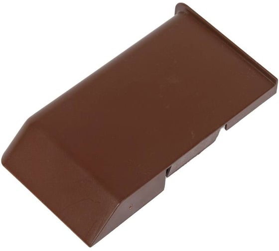 Заглушка для навеса Hafele правая,коричневая RAL8016 (290.27.942 упаковка 100штук) 290.27.92X