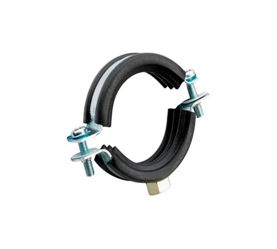 Хомут для крепления сантехнических труб КРЕП-КОМП 4 1/2 /120-129/ под М10 (80шт) хг120-129