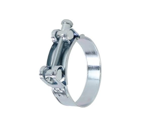 Хомут силовой одноболтовый HIMPT 10 шт, 60-63/22 W1 00-00026721