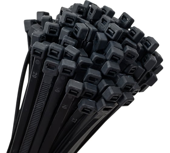 Хомут-стяжка ленточная 4,8х250 черный, 500 шт G-5-250-1-500 Gigant G/5/250/1/500