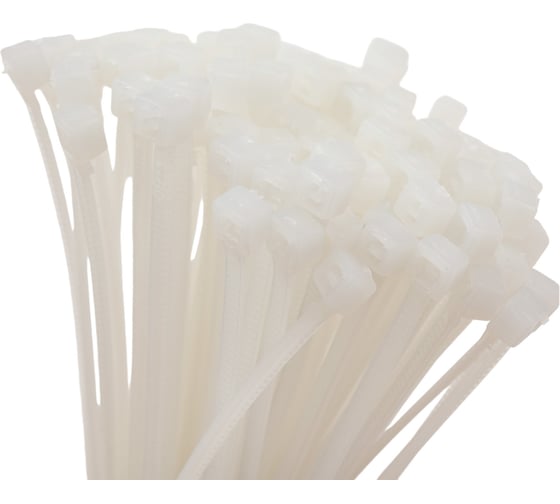 Хомут-стяжка ленточная 2,5х200 белый, 500 шт G-1-14-500 Gigant G/1/14/500