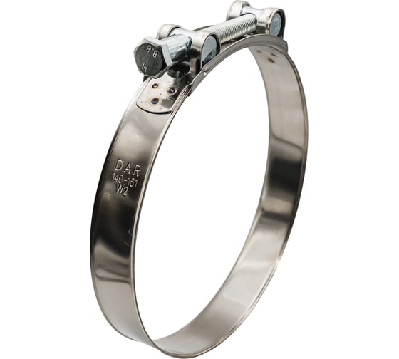 Хомут шарнирный 149-161 нержавеющая сталь DAR 805432