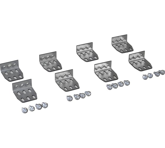 Кронштейн для монтажного шасси Dekraft Uno 50х25, 8шт 32898DEK