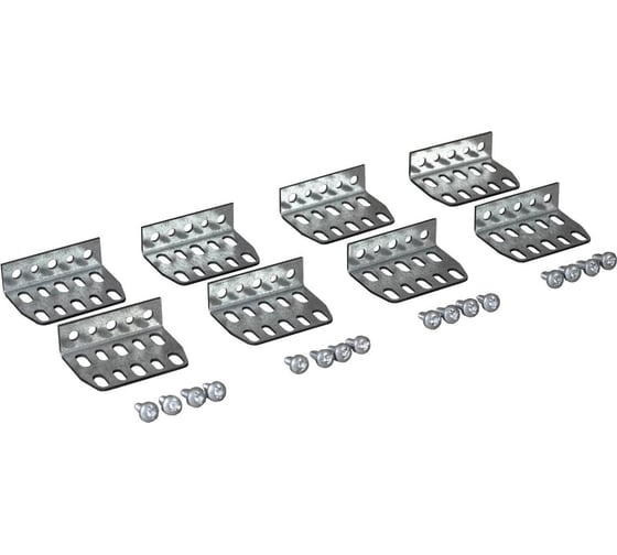Кронштейн для монтажного шасси Dekraft Uno 75х25, 8шт 32899DEK
