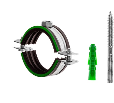 Комплект MAYER сантех. хомут со шпилькой 10x100 и дюбелем д/труб 3" (88-94 мм), гайка М10 14 0300 1/140300100