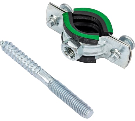 Комплект MAYER сантех. хомут со шпилькой 8x80 и дюбелем д/труб 1/2" (20-24 мм), гайка М8 14 0012 1/14 0012 18