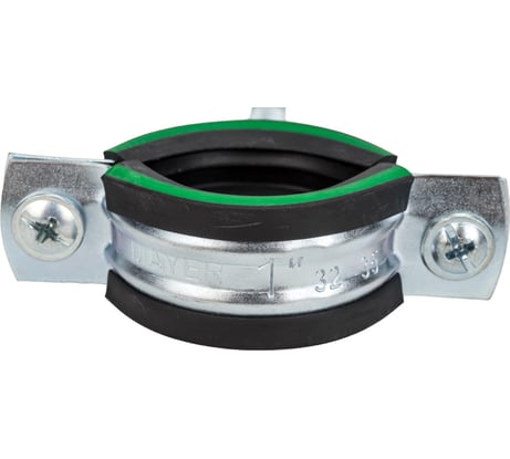 Комплект MAYER сантех. хомут со шпилькой 8x80 и дюбелем д/труб 1" (32-35 мм), гайка М8 14 0100 1/14 0100 18