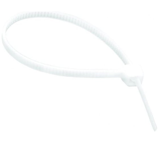 Хомут стяжка ARNO INDUSTRIES 4х300 мм 15шт. кабельная для фиксации и стяжки проводов нейлон белый AM10400300Н2099