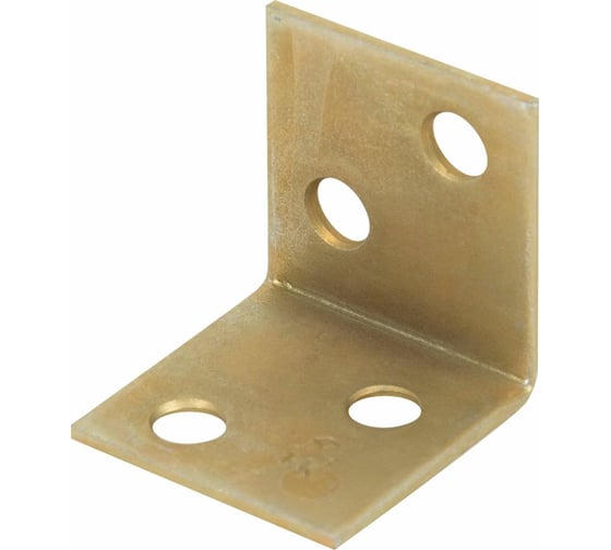 Мебельный уголок ARNO INDUSTRIES 25х25х25 30 шт. для сборки и усиления мебели сталь желтое цинкование AJВ000250254Ж99