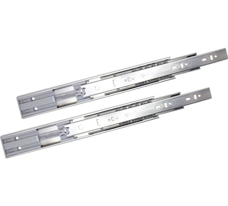 Шариковая направляющая полного выдвижения Mebax 450 мм, Н=45 мм, с доводчиком 00-00001611