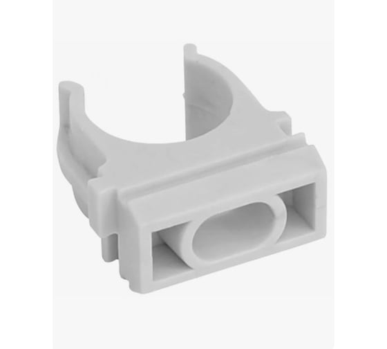 Клипса для труб Росдюбель 20 мм (250 шт)белая арт. 17-0207