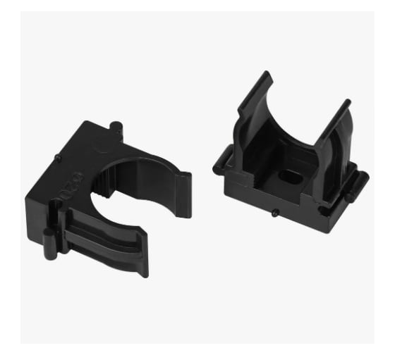 Клипса для труб Росдюбель 16 мм (150 шт)черная арт. 17-0204