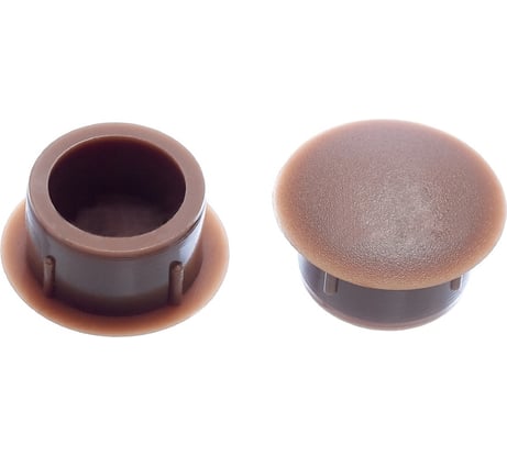 Мебельная заглушка Стройметиз коричневая, D8 мм, уп. 28 шт. 3010031