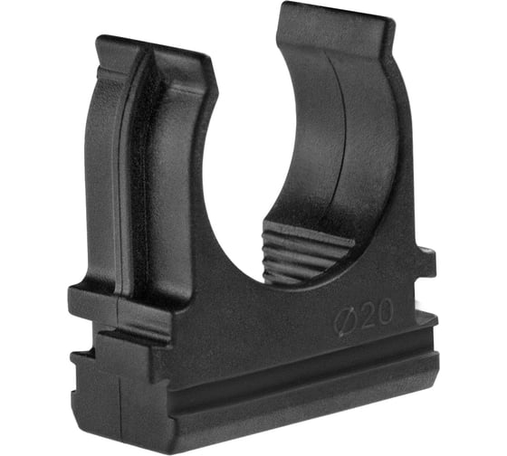 Клипса-крепёж для монтажного пистолета MasterProf 20 мм, черный, 100 шт. ЭТ.010138