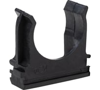 Клипса-крепёж для труб MasterProf 24-25мм, чёрный, 100 шт ЭТ.010036