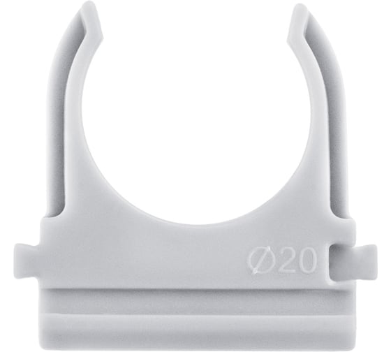 Клипса-крепёж для монтажного пистолета MasterProf 20 мм, серый, 100 шт. ЭТ.010137 1