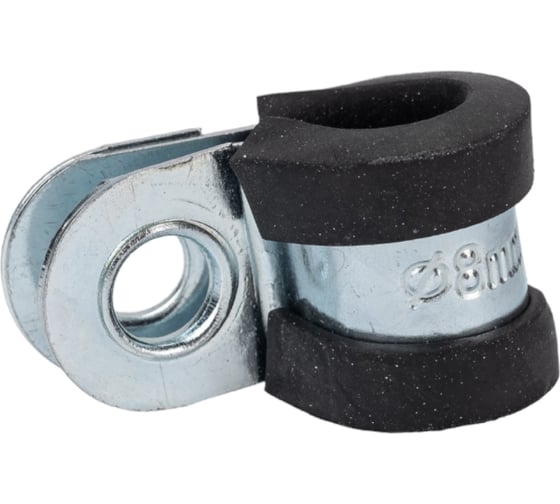 Хомут для крепления труб Руббер 08х15, 5 шт W1 Gigant G-124189