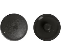 Заглушка на рамный анкер Росдюбель (черная) (1000 шт) арт. 16-0605