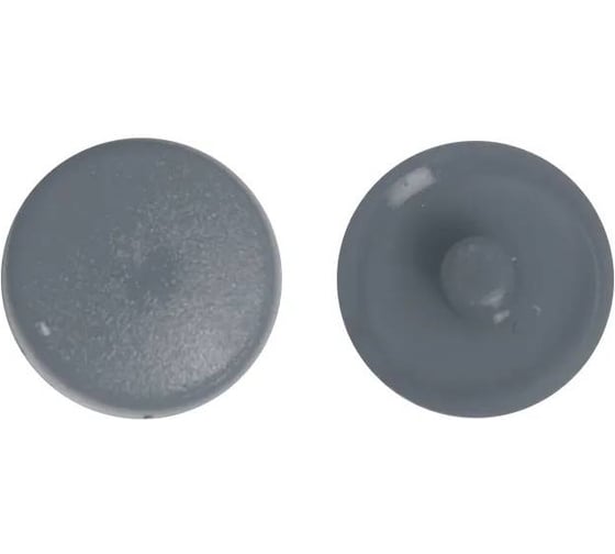 Заглушка на рамный анкер Росдюбель (тем.сер) (1000 шт) арт. 16-0615