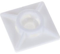 Площадка для хомута Росдюбель 27*27 белая (500 шт) арт. 15-0315