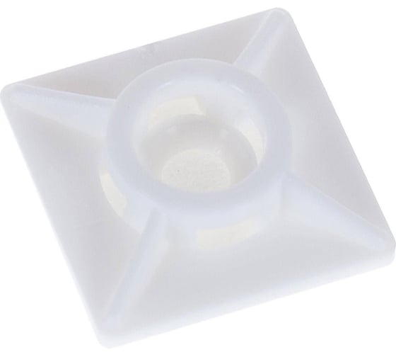 Площадка для хомута Росдюбель 27*27 белая (500 шт) арт. 15-0315