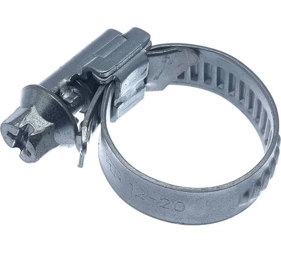 Хомут червячный Стройметиз 12-20/9 нерж. (уп.50 шт) пакет 2496038