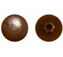 Заглушка под конфирмат Росдюбель (т.корич.) (1000 шт) арт. 16-1080