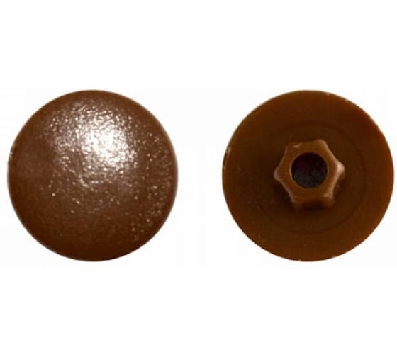 Заглушка под конфирмат Росдюбель (т.корич.) (1000 шт) арт. 16-1080