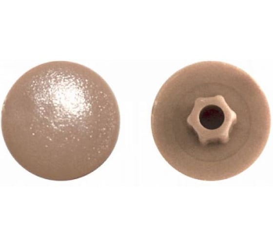 Заглушка под конфирмат Росдюбель (св.беж.) (1000 шт) арт. 16-1070