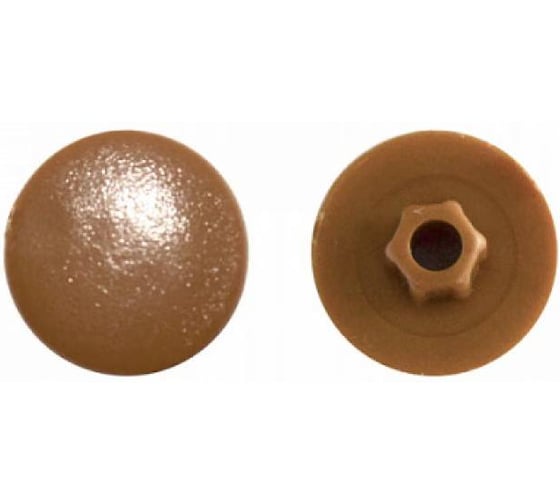 Заглушка под конфирмат Росдюбель (т.беж.) (1000 шт) арт. 16-1075