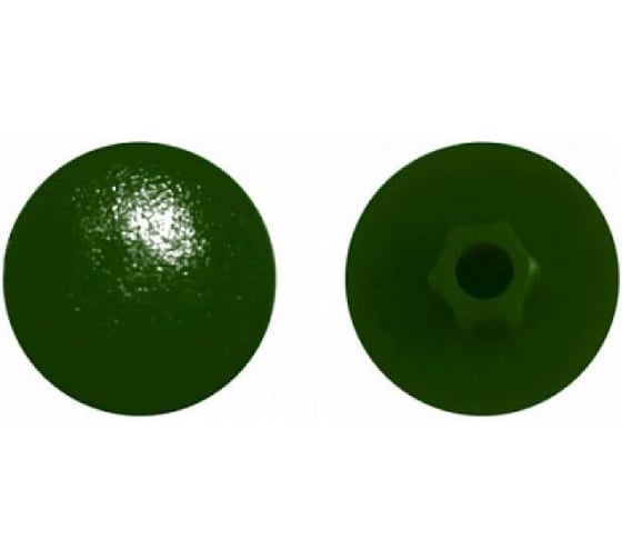 Заглушка под конфирмат Росдюбель (зеленый) (1000 шт) арт. 16-1140