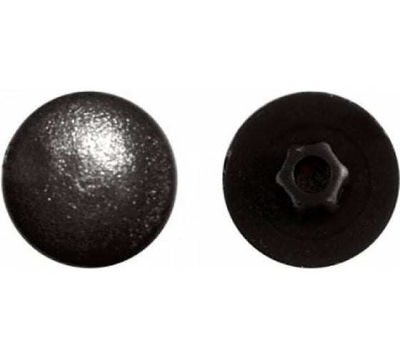 Заглушка под конфирмат Росдюбель (черная) (1000 шт) арт. 16-1055
