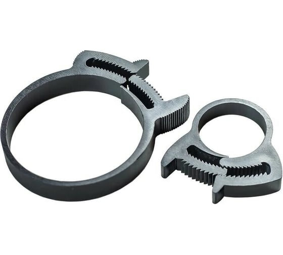 Хомут ARNO INDUSTRIES D26-31 5 шт пластиковый силовой регулируемый черный многоразовый для крепления труб и кабеля SAN9