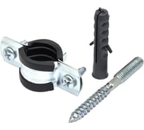 Хомут ARNO INDUSTRIES М 3 10шт. /4 для крепления труб дюйма 25-28 мм шпилька 8х60 дюбель оцинкованное покрытие AM3107525233049