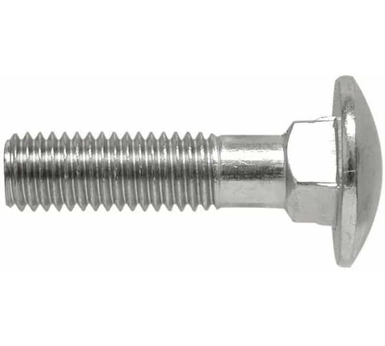 Болт мебельный ARNO INDUSTRIES 6х55 100шт. с квадратным подголовком для сборки мебели DIN 603 оцинкованный A05000605532598