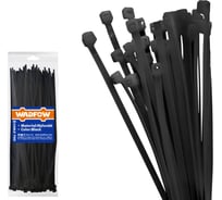 Кабельные стяжки WADFOW черные 9х600 мм 100 шт 8/16 WTEB560090