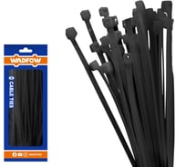 Кабельные стяжки WADFOW черные 2.5х150 мм 100 шт 75/300 WTEB515025
