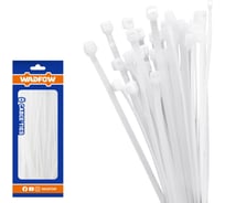 Кабельные стяжки WADFOW белые 7.6х450 мм 100 шт 20/40 WTE345076
